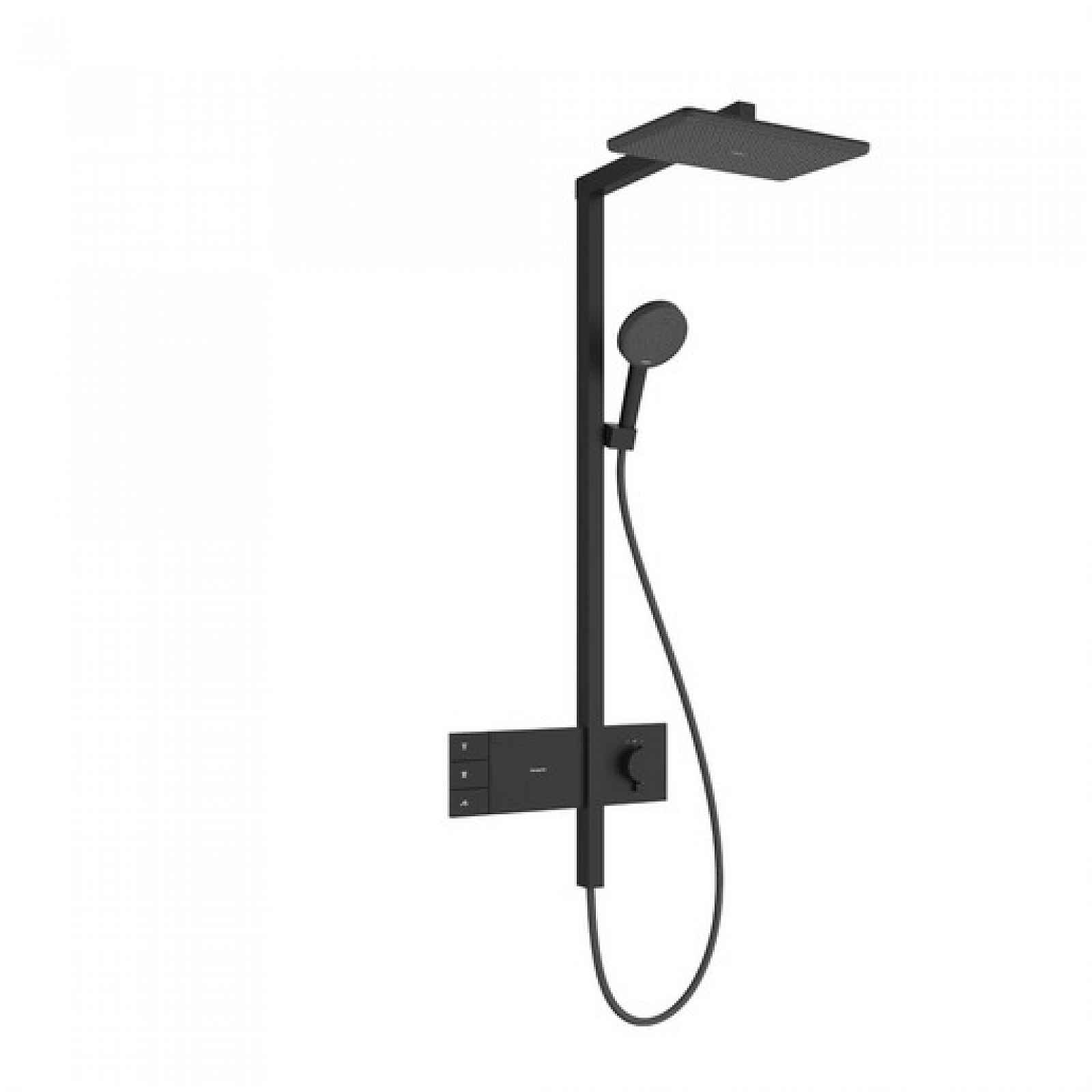 Sprchový systém Hansgrohe Raindance Alive Q s termostatickou baterií matná černá 24590670