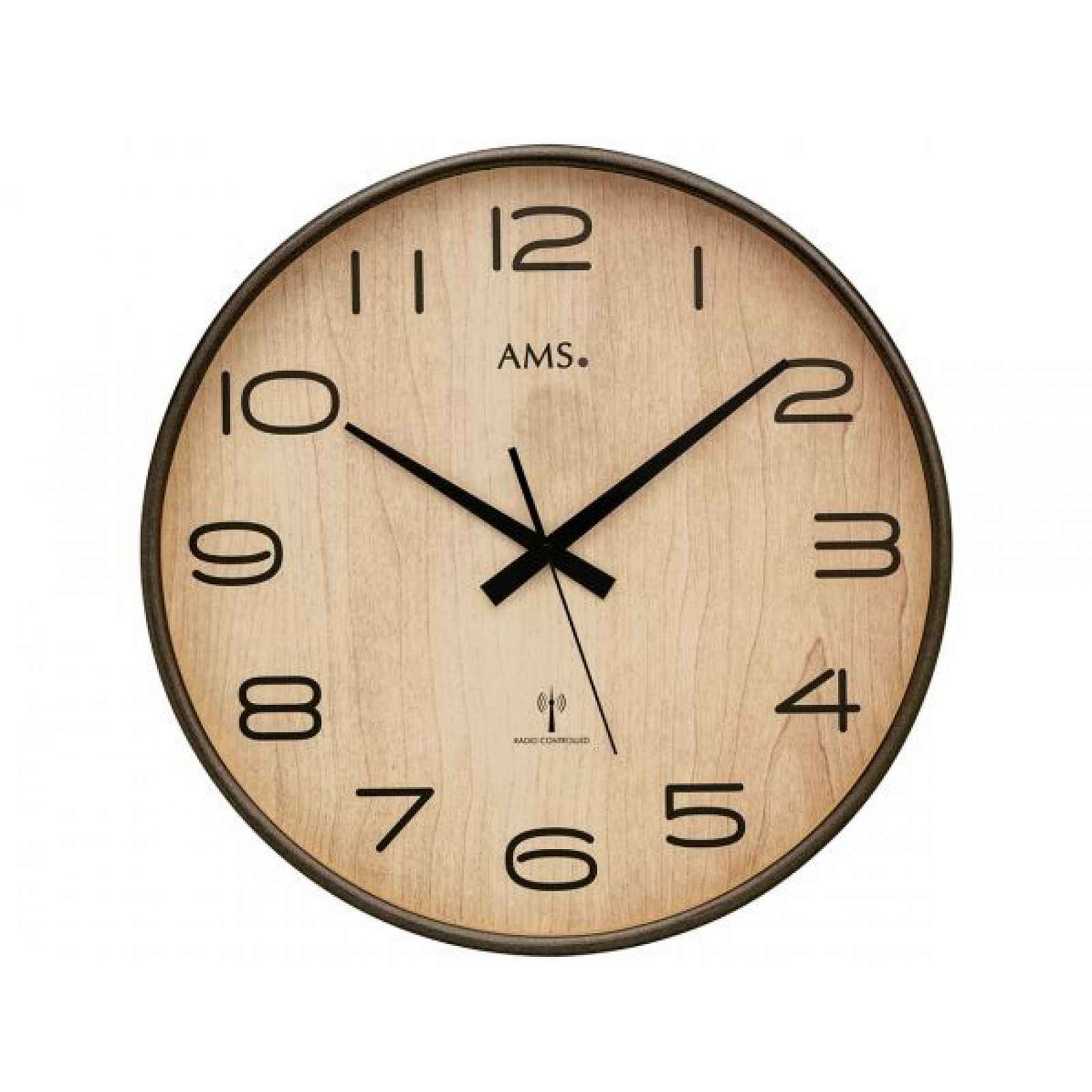 Nástěnné hodiny 5523 AMS řízené rádiovým signálem 40cm