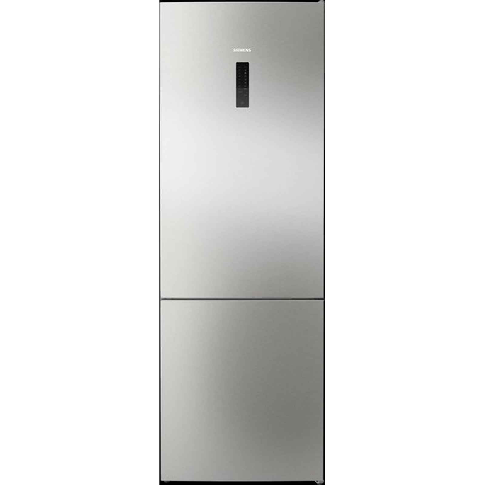 Siemens iQ300 Volně stojící chladnička s mrazničkou dole 203 x 70 cm Nerez, Total noFrost KG49NXIBF