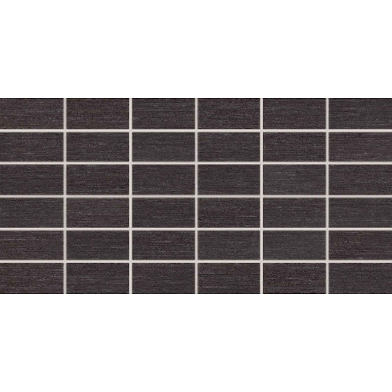 Mozaika Rako Fashion černá 30x60 cm mat DDMBG624.1