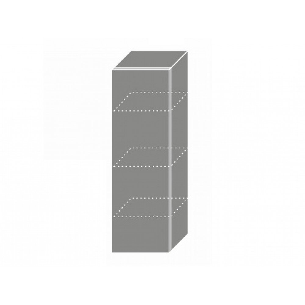 PLATINUM, skříňka horní W4 30, korpus: grey, barva: black