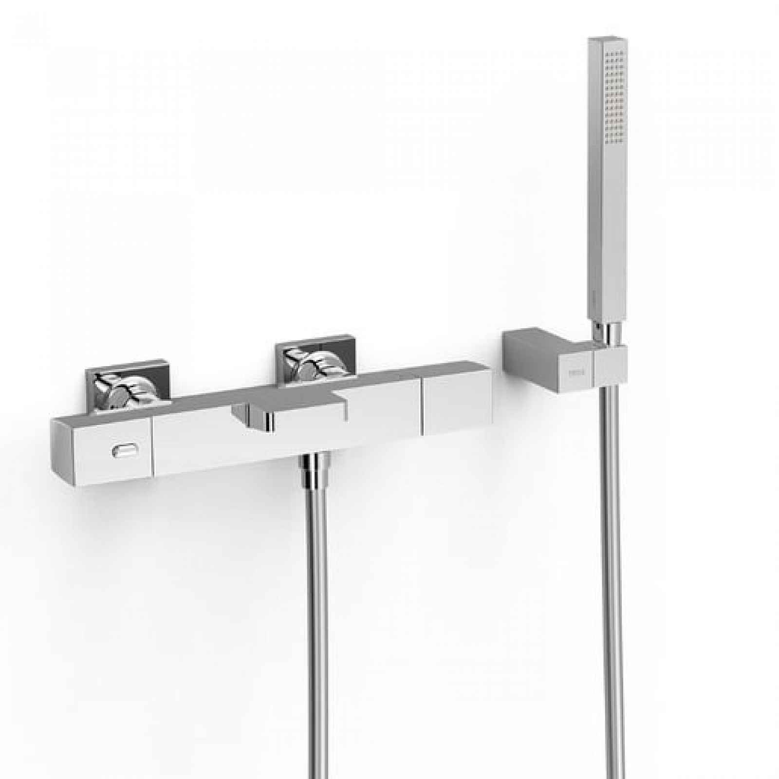 Vanová baterie TRES Over-Wall s vanovým setem 150 mm chrom 19017469