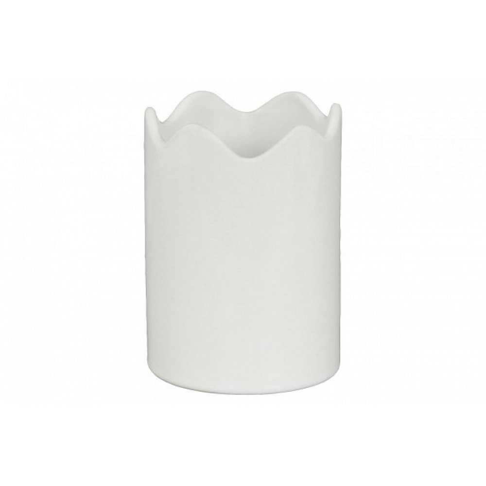 Keramická váza VK15 (bílá, 12 cm)