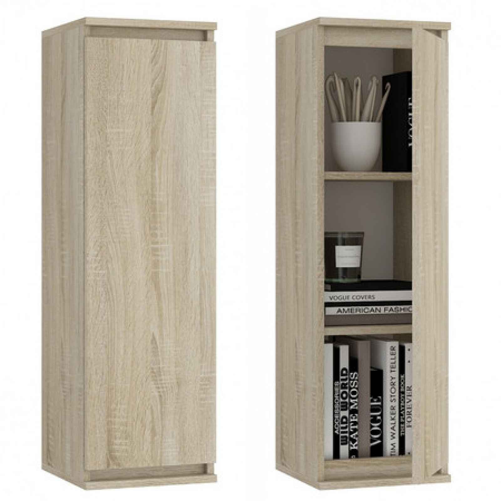 Vitrína CLP W 30cm Dub sonoma