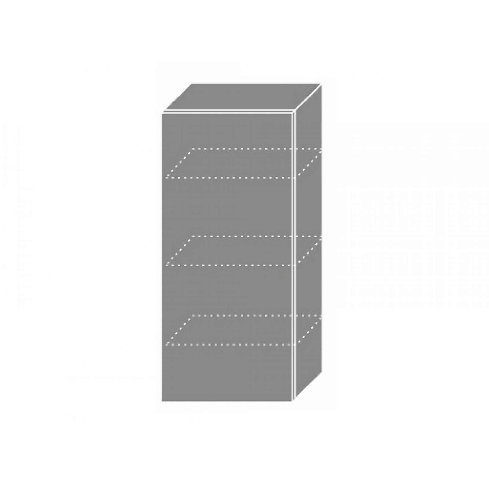 PLATINUM, skříňka horní W4 45, korpus: grey, barva: black