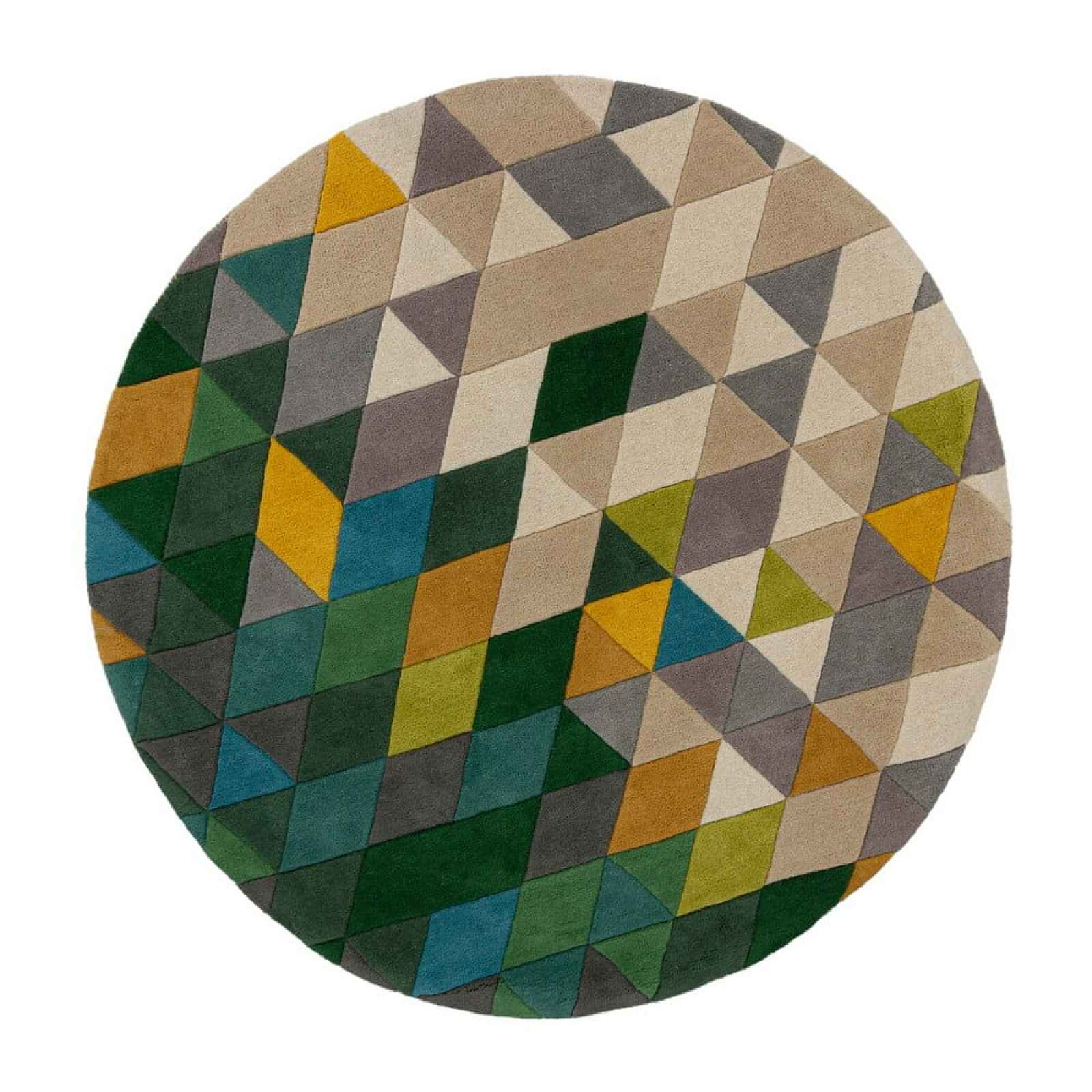 Vlněný koberec Flair Rugs Prism, ⌀ 160 cm