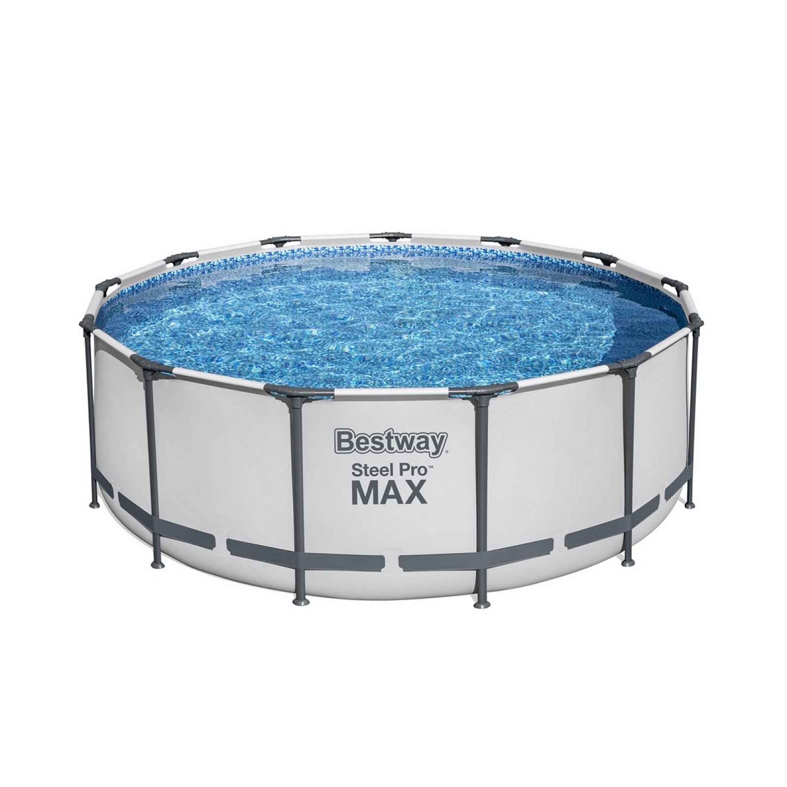 Bestway Nadzemní bazén Steel Pro MAX, šedá, pr. 396 cm, v. 122 cm