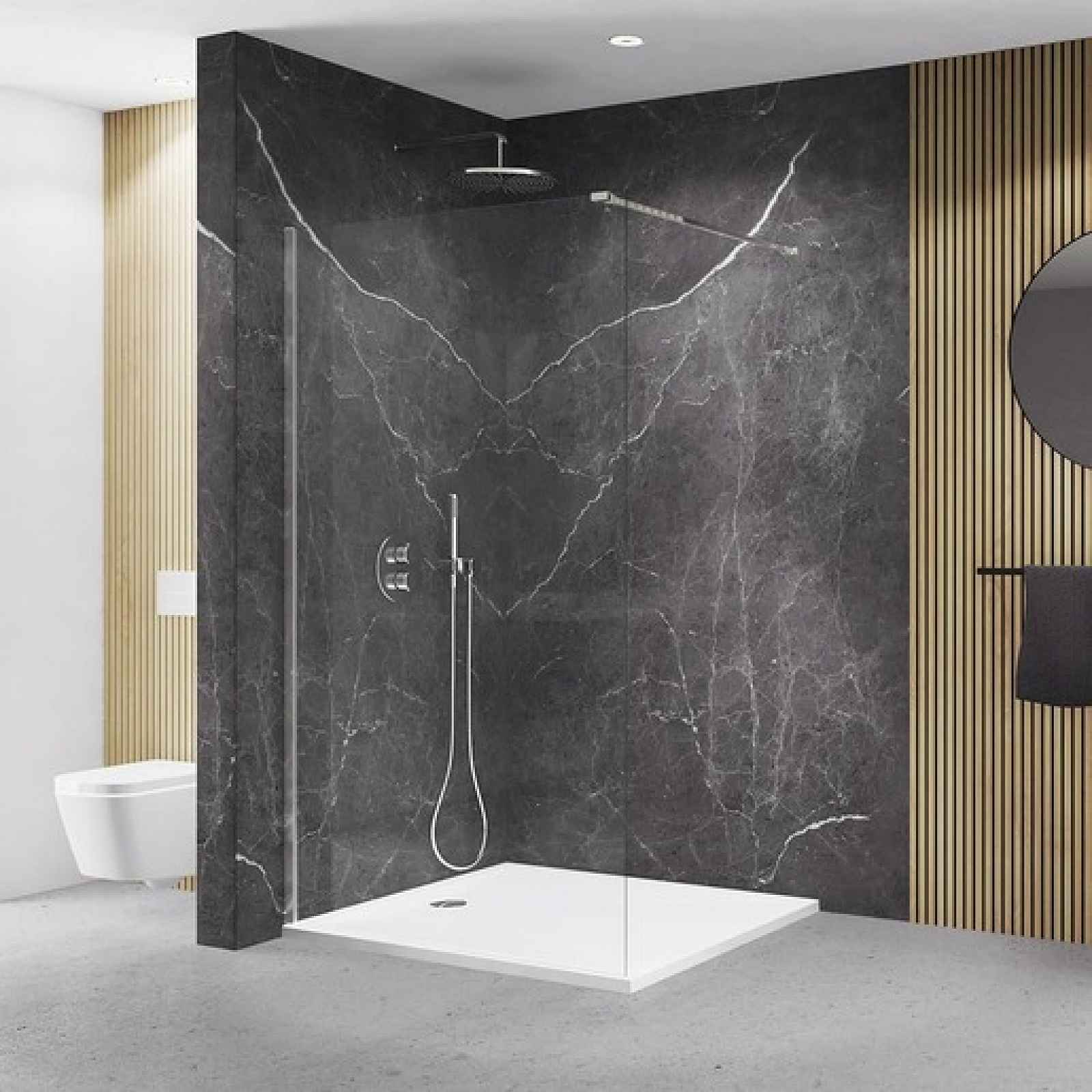 Sprchová zástěna walk-in 170 cm Roth Walk in Line MI TWE 170200 VPE