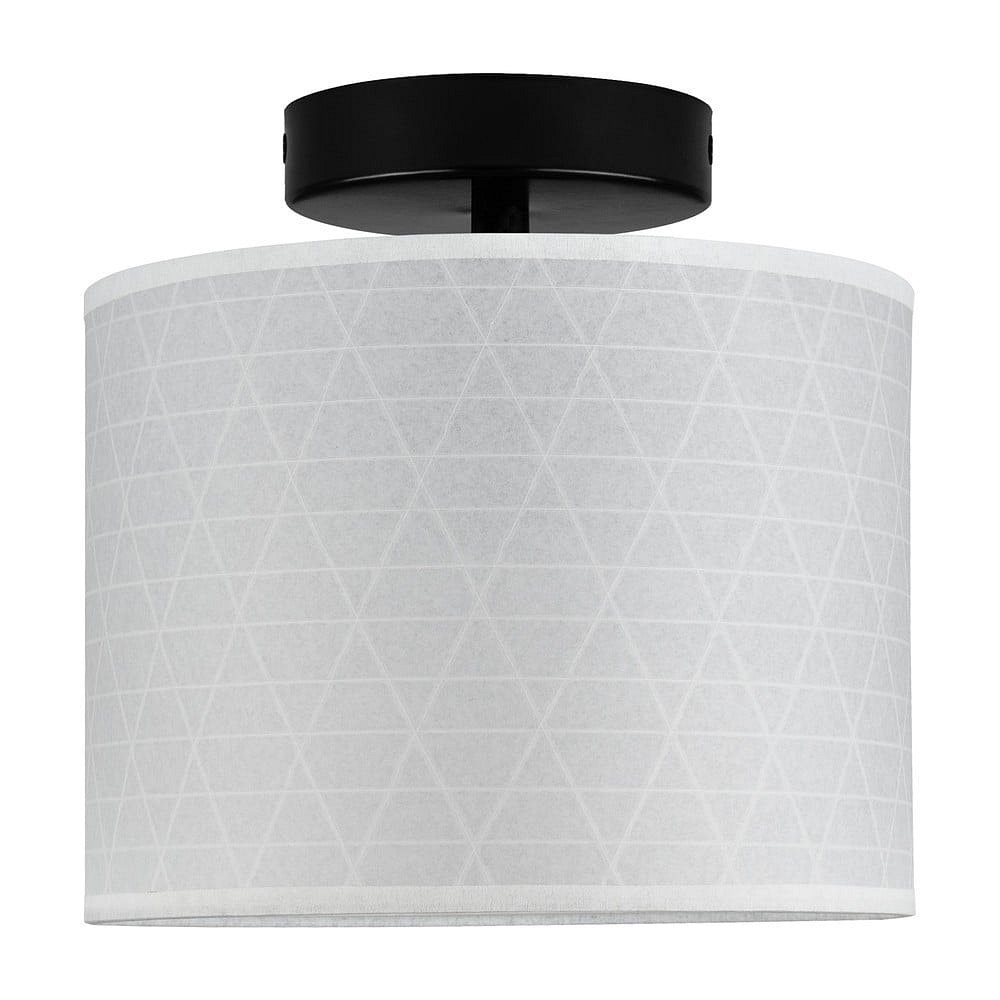 Bílé stropní svítidlo se vzorem trojúhelníků Sotto Luce Taiko