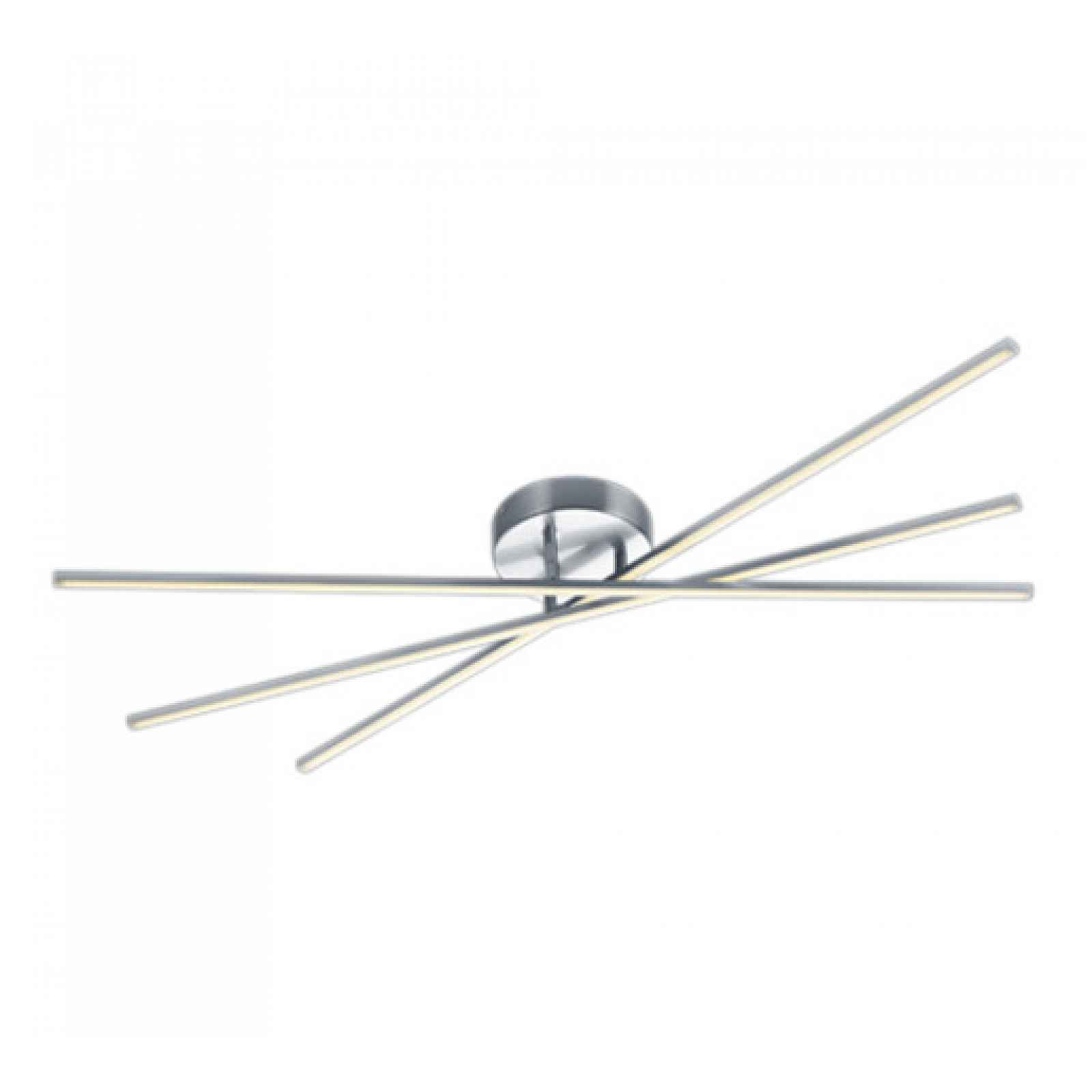 LED stropní osvětlení Trio Tiriac nikl 671610307
