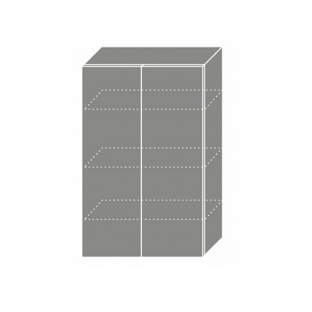 PLATINUM, skříňka horní W4 60, korpus: grey, barva: camel