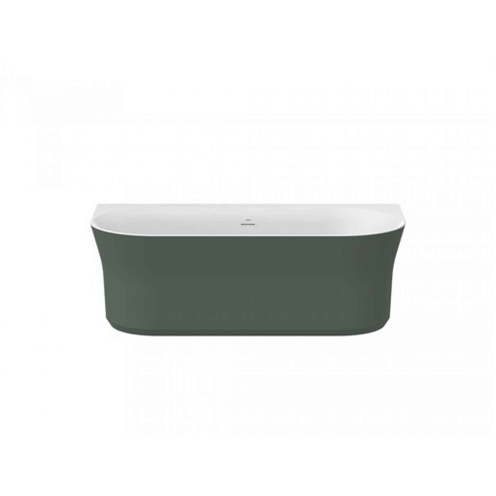 Volně stojící vana Ravak Ypsilon Wall  178x86 cm akrylát levá i pravá Grey Green XC00100064