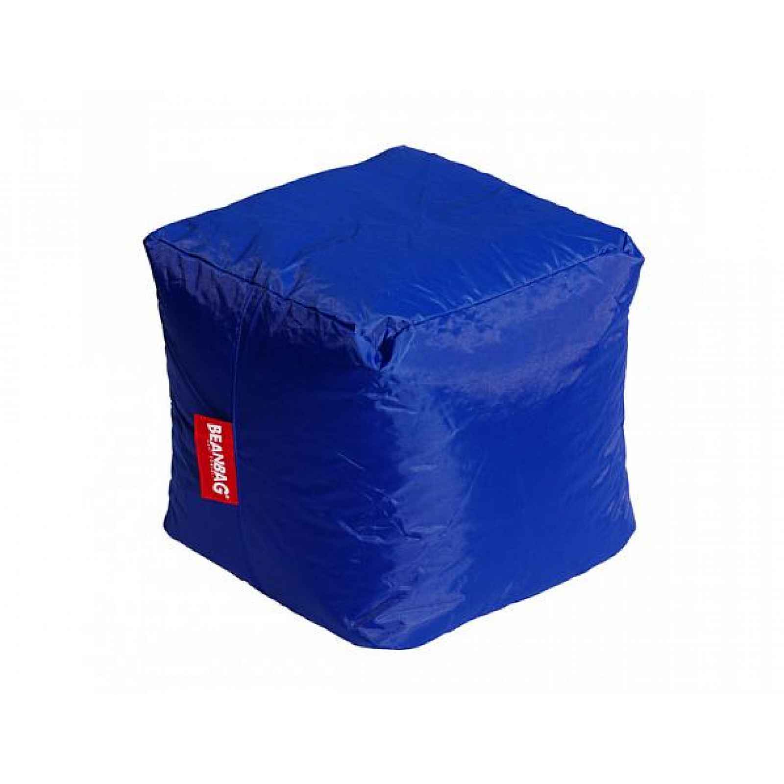 Tmavě modrý sedací vak BeanBag Cube