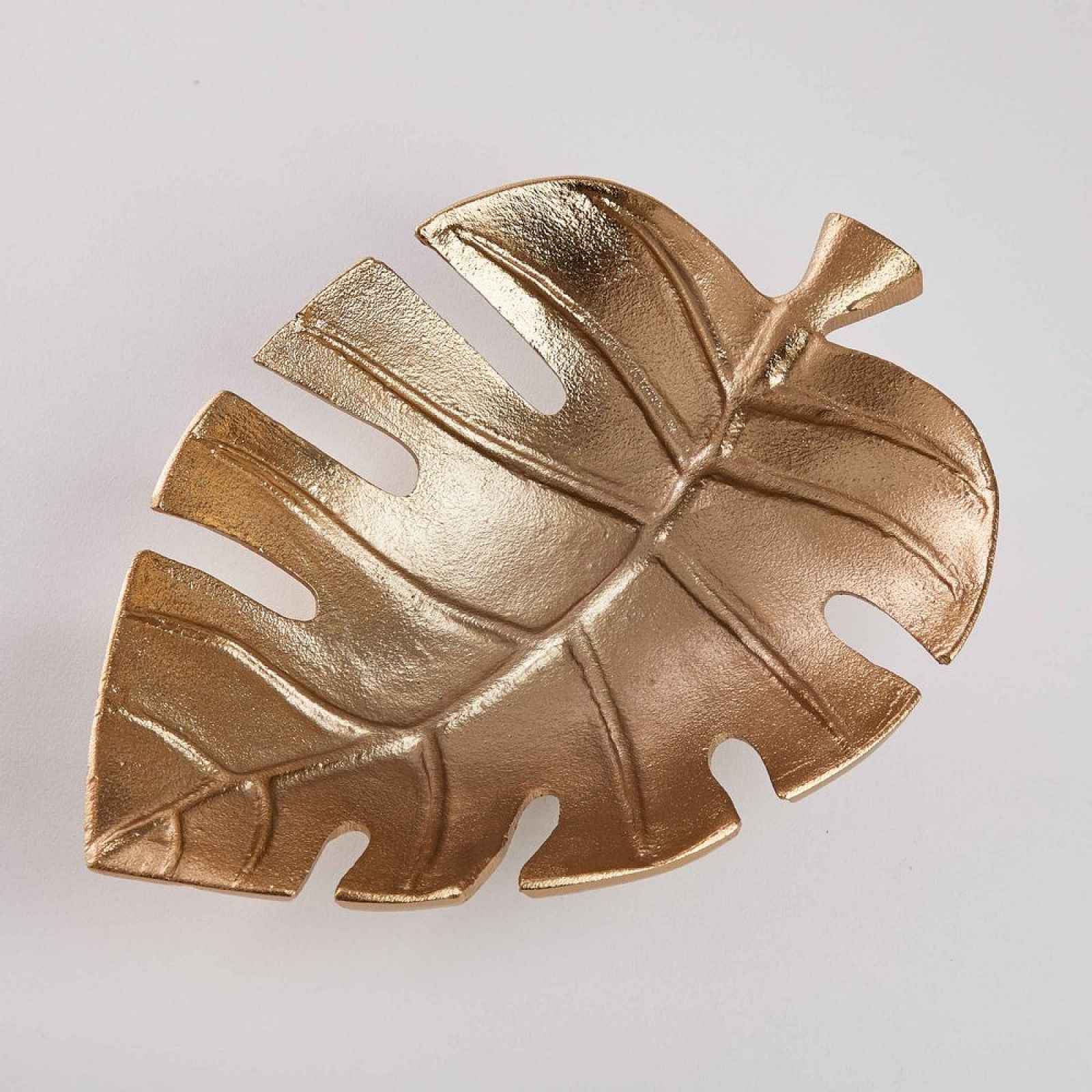 Butlers GOLDEN NATURE Dekorační mísa Monstera 23 cm