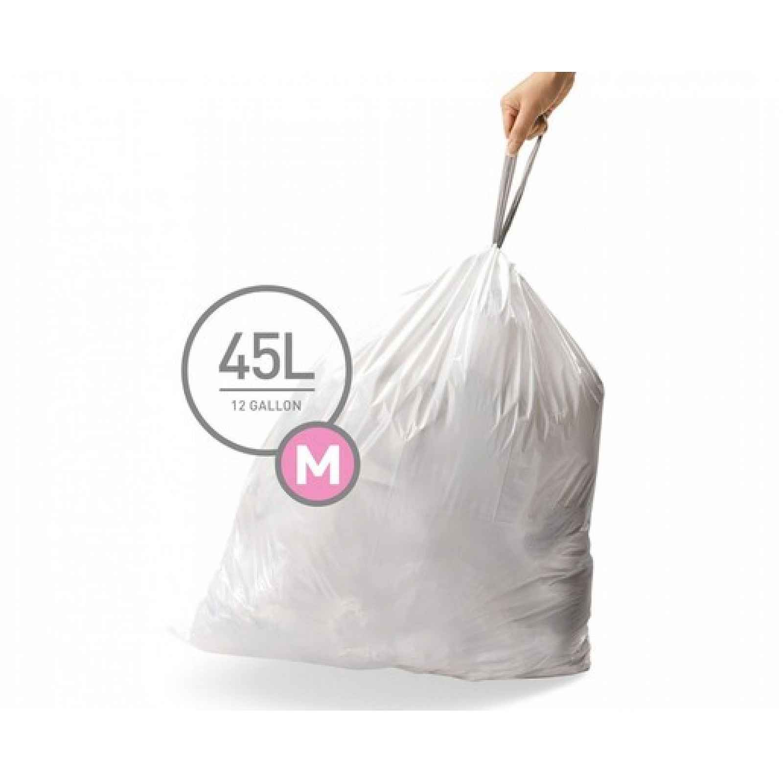 Sáčky do odpadkového koše 45 l Simplehuman zatahovací 20 ks SHCW0173