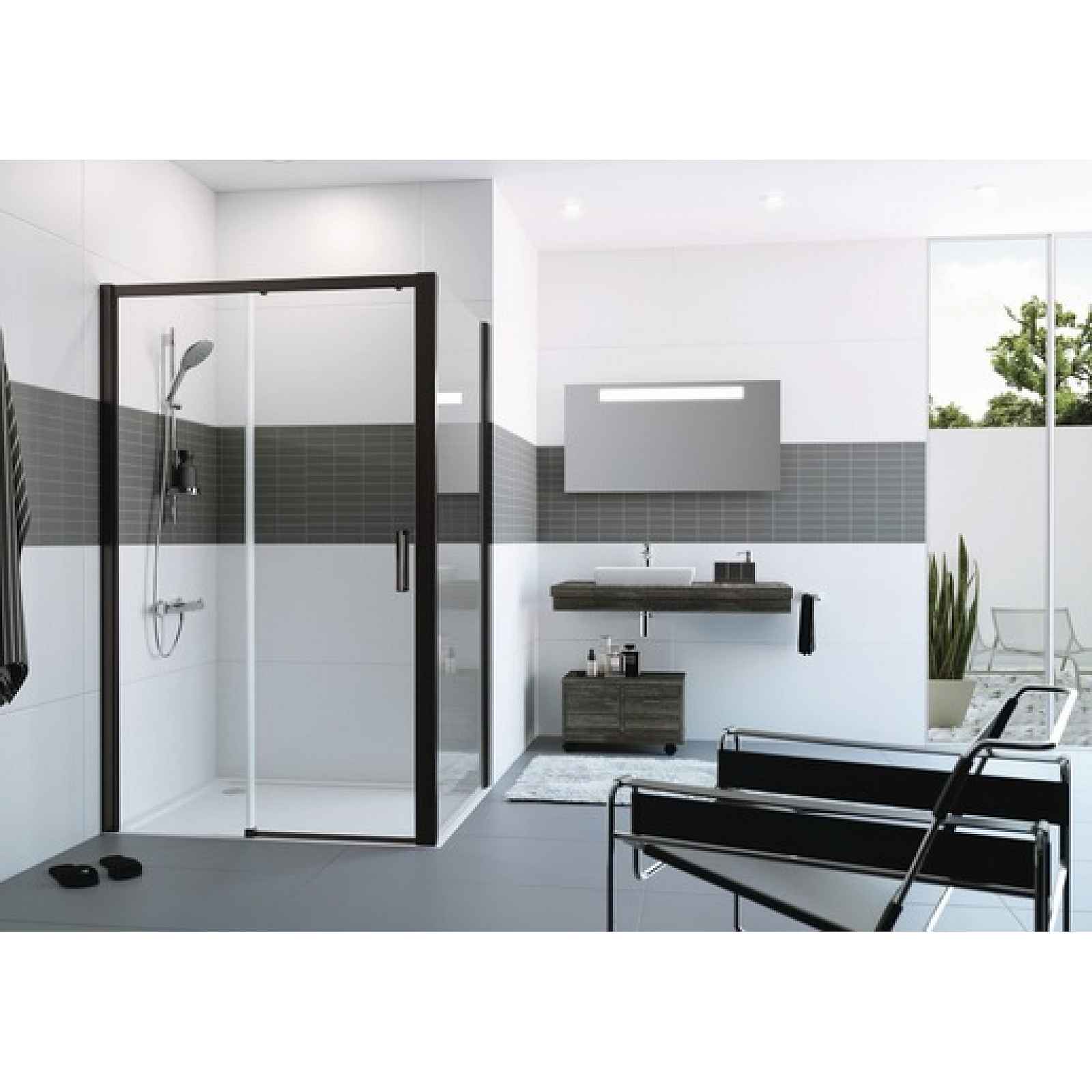 Sprchové dveře 130 cm Hüppe Classics 2 Easy Entry C25310.123.322