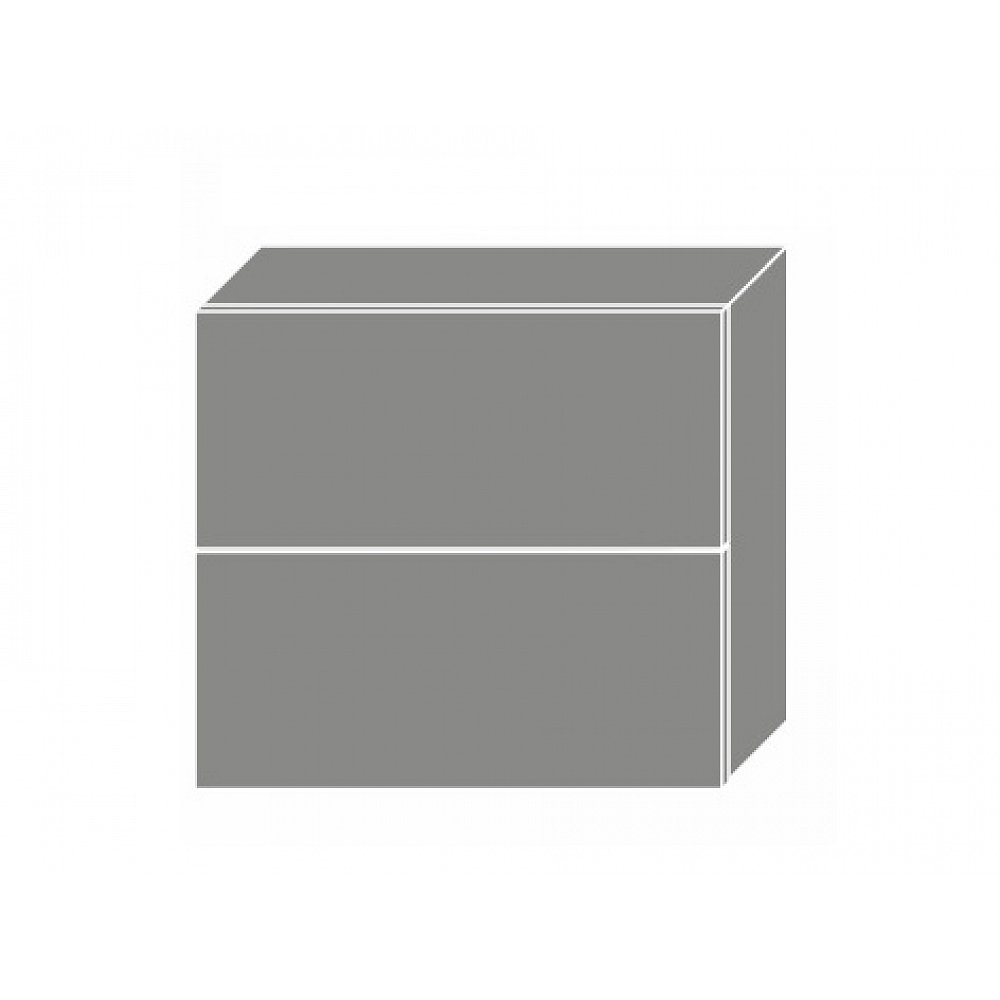 TITANIUM, horní skříňka W8B 80 AV, korpus: grey, barva: fino černé