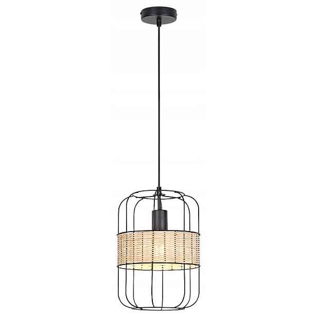 Závěsná lampa E27 1x40W černá 5283 Indiana Rabalux