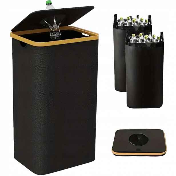 Nádoba pro recyklaci s 2 velkými sáčky na skladování lahví 100 l Bedee