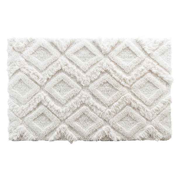 Bílá koupelnová předložka 50x80 cm Ikatis – douceur d'intérieur