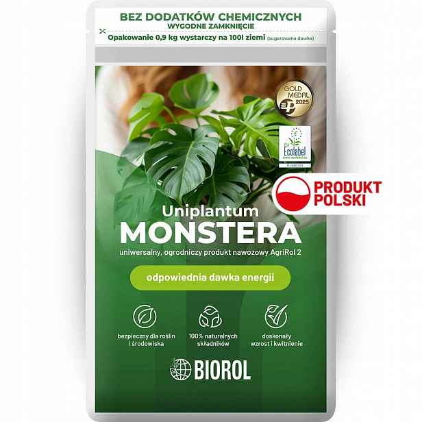 Biorol organický zlepšovač půdy pro Monstery 900 g hnojivo 3 kusy