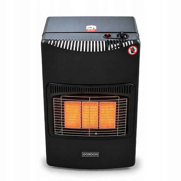 Gordon G1552 Plynový keramický ohřívač 4,2 kW, černý