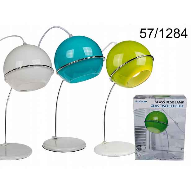 Klasický – Lampa na stůl – skleněná koule