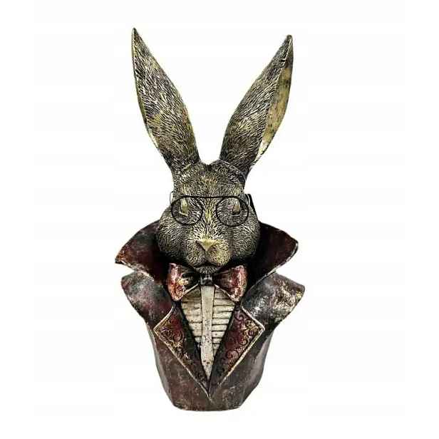 Plastová figurka Zajíček poloprsa 16x11xh30 cm Dekorpap