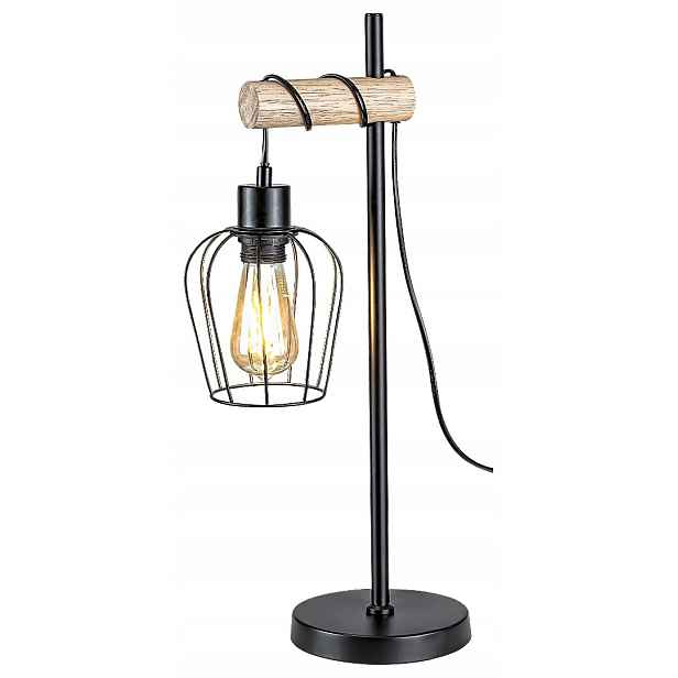 Rabalux Fabian Stolní lampa Industriální Černá Matná E27 5245