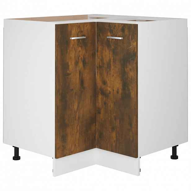 vidaXL Kuchyňská linka "Lyon" kouřový dub 75,5x75,5x81,5 cm, konstrukční dřevo