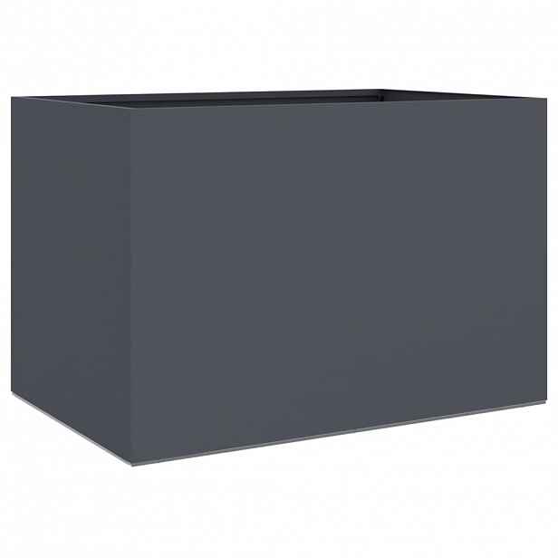 vidaXL Truhlík antracitový 62 x 40 x 39 cm ocel