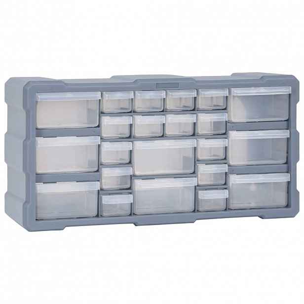 vidaXL Organizér se 22 zásuvkami 49 x 16 x 25,5 cm