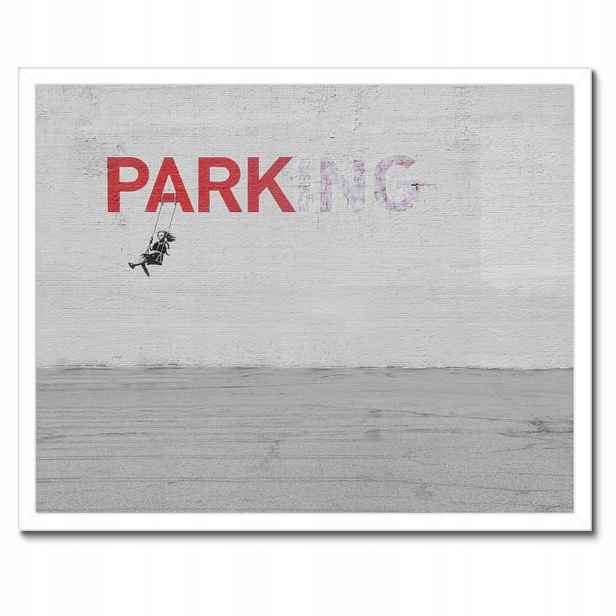 Plakáty v rámu 50x40 Banksy Parking