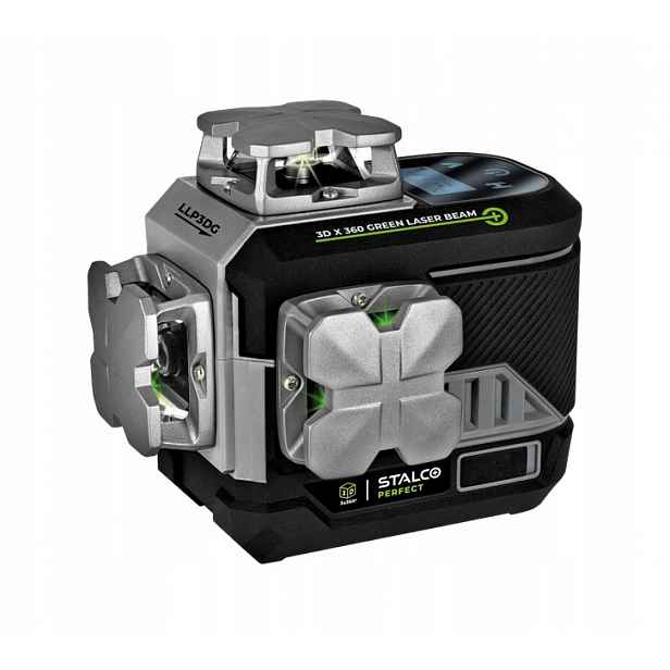 Křížový laser 3D LLP3DG zelený Stalco Perfect S058598010