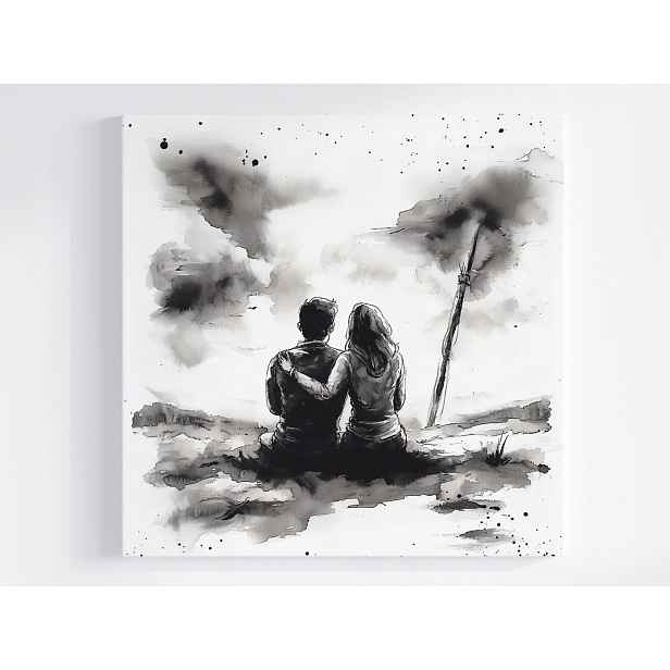 Obraz Na Plátně Canvas Lidé Muž Žena Pár Vztah Láska 50x50
