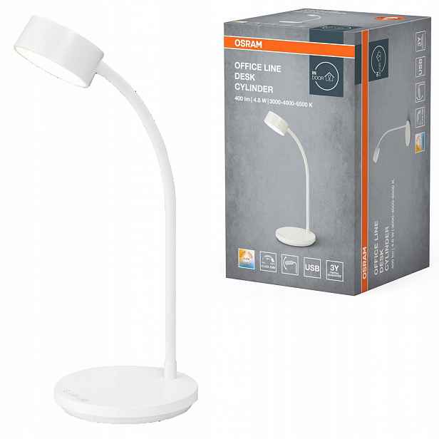 Stolní Led stolní lampa stmívatelná 4.8W 3000-6500K Cct 328lm Office