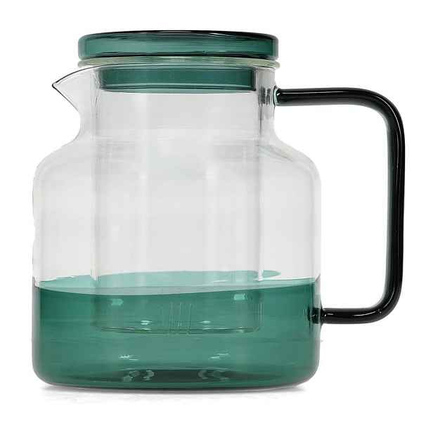 Zelená skleněná konvice na čaj 950 ml Liv – ONA
