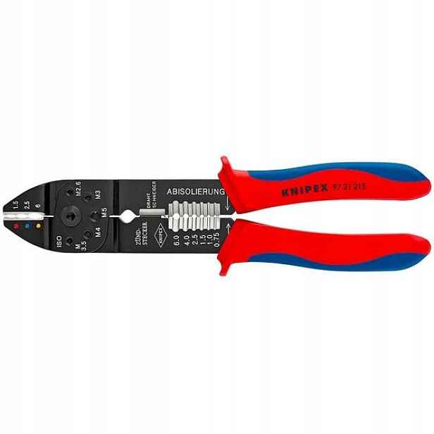 Knipex kleště na izolované kabelové konektory a očka, 0,75 6,0mm 9721215