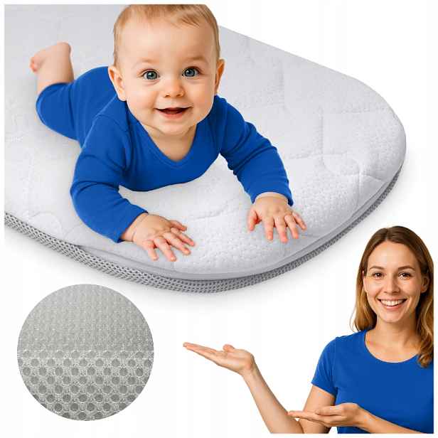 Matrace Premium do kolébky Chicco Baby Hug 72x33 4v1 Tvrdá Vysoká Kvalita