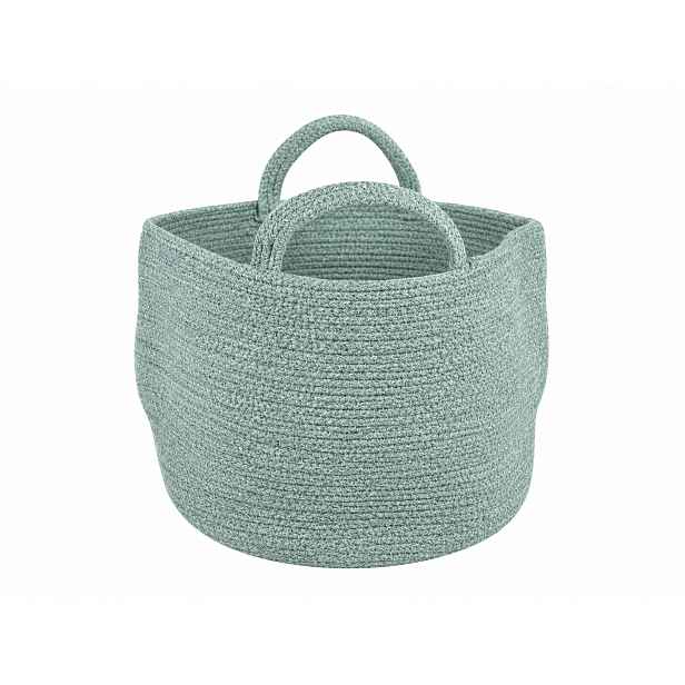 Úložný koš s uchy COTTON HAVEN 35x35 cm - více barev Barva: Zelená