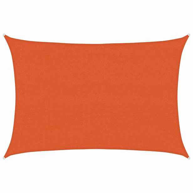 vidaXL Plachta proti slunci 160 g/m² obdélník oranžová 4 x 5 m HDPE