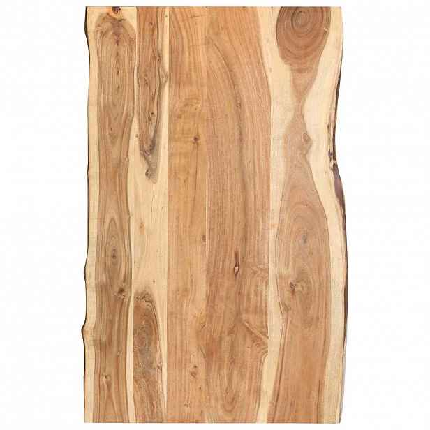 vidaXL Stolní deska masivní akáciové dřevo 100 x (50–60) x 3,8 cm
