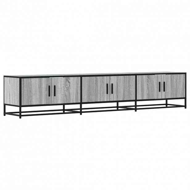 vidaXL TV skříňka šedá sonoma 210 x 35 x 41 cm kompozitní dřevo
