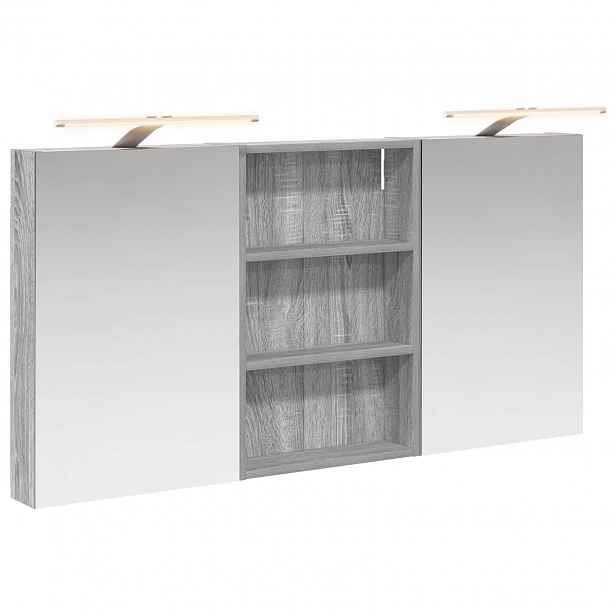 vidaXL Sada koupelnových skříněk 3 ks 120 x 10,5 x 60,5 cm