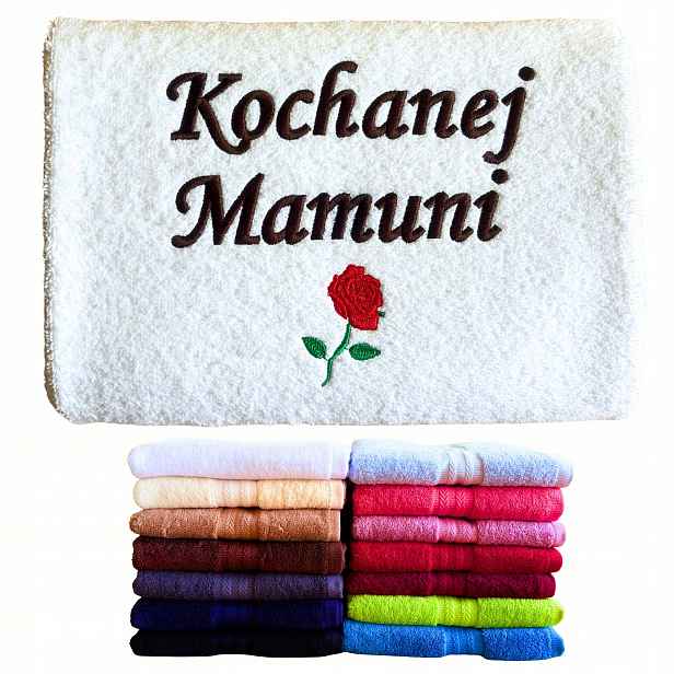 Koupací Ručník Pro Maminku Velký 70X140 Dárek Ke Dni Matek Tchýně