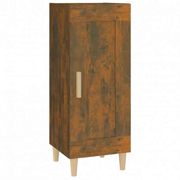 vidaXL Příborník kouřový dub 34,5 x 34 x 90 cm kompozitní dřevo