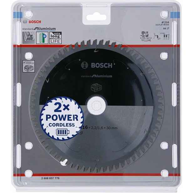 Bosch Pila Standard Alu 216x30x64z Accu 2608837776