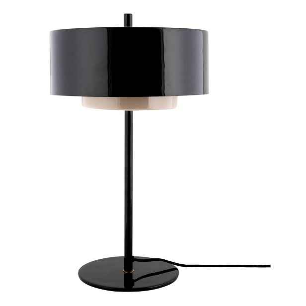 Černá kovová stolní lampa (výška 50 cm) Grato Anillo – Leitmotiv