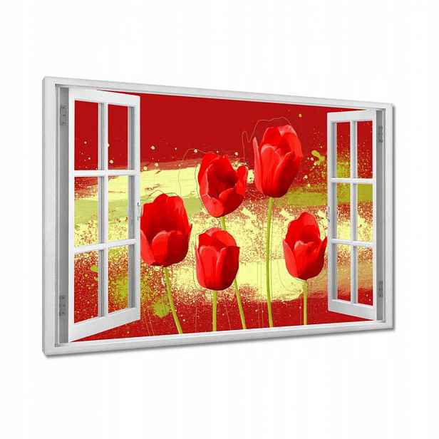 Obrazy 120x80 Červené máky