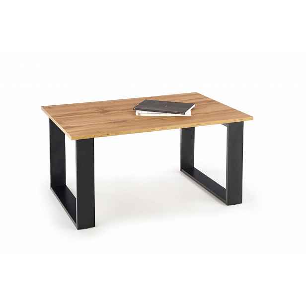 Konferenční stolek LIBRA dub wotan / černá Halmar